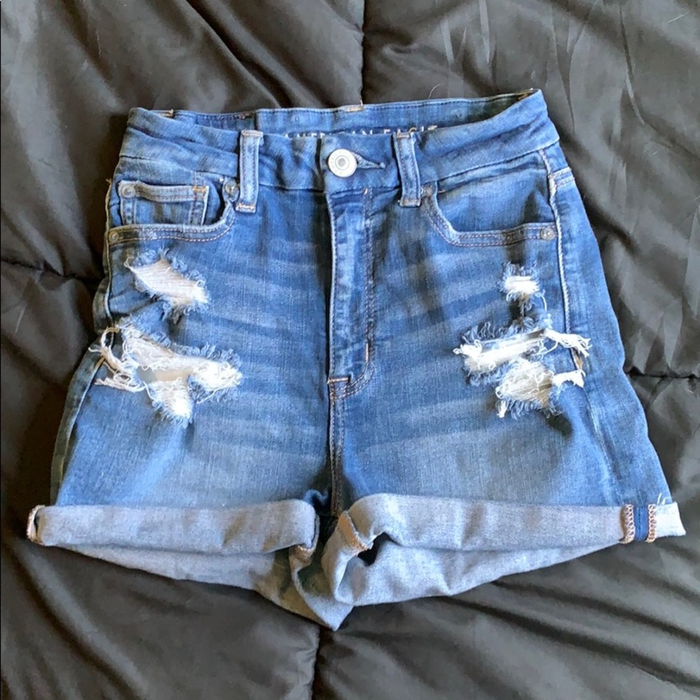 American Eagle curvy high rise shorts